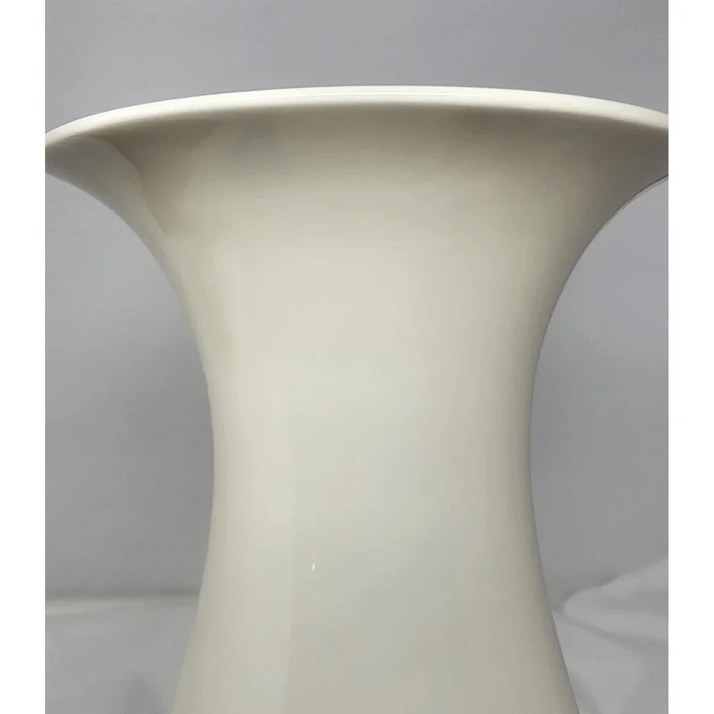 Vintage Schaubach Kunst Floral Tapered Hand Painted Vase Germany 8